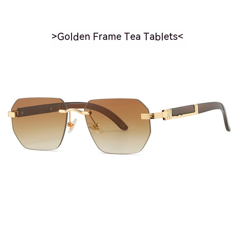 Women's Fashion Retro Rimless Sunglasses