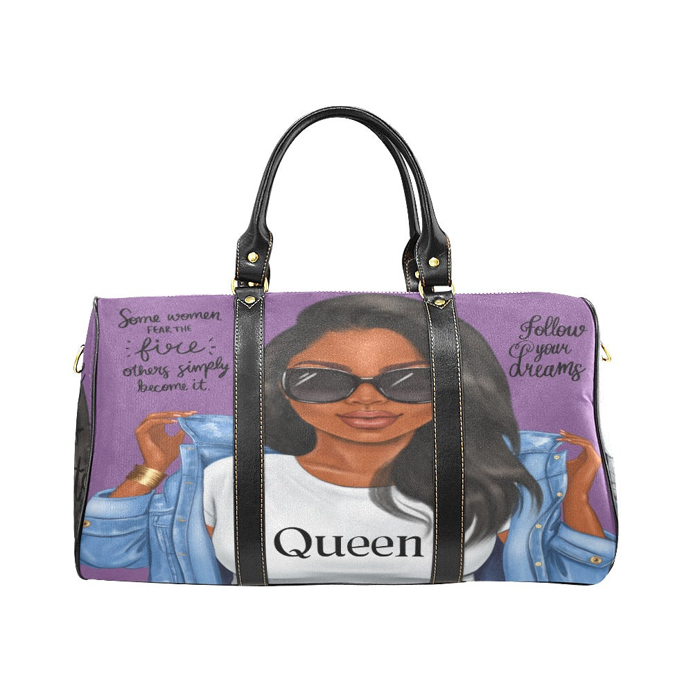 Queen duffel bag